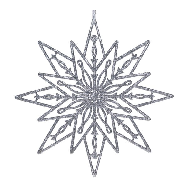 Estrella felfüggeszthető ezüst színű dekoráció - Ewax
