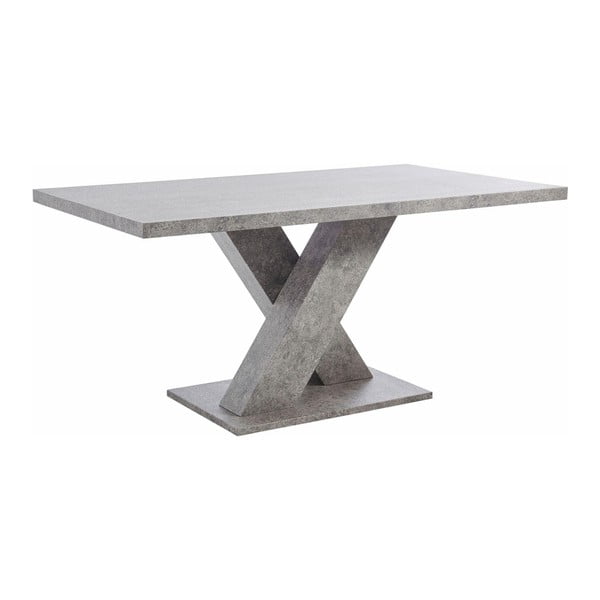 Anton betonmintás étkezőasztal, 90 x 160 cm - Støraa