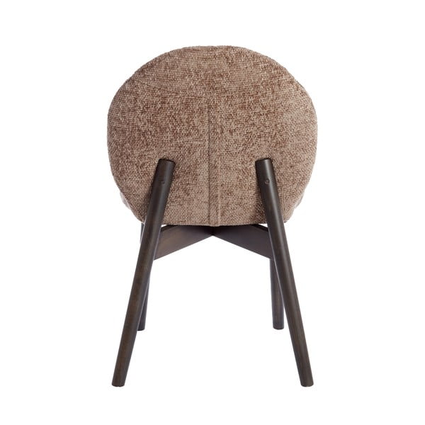 Barna kárpitozott étkezőfotel szett 2 db-os Sinosa – Light & Living-image-3