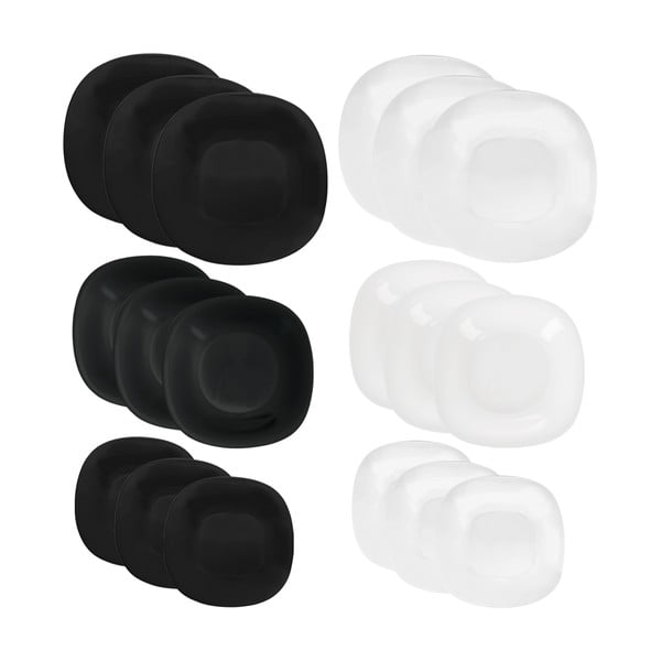 Üveg étkészlet 18 db-os LUNA – Orion-image-3