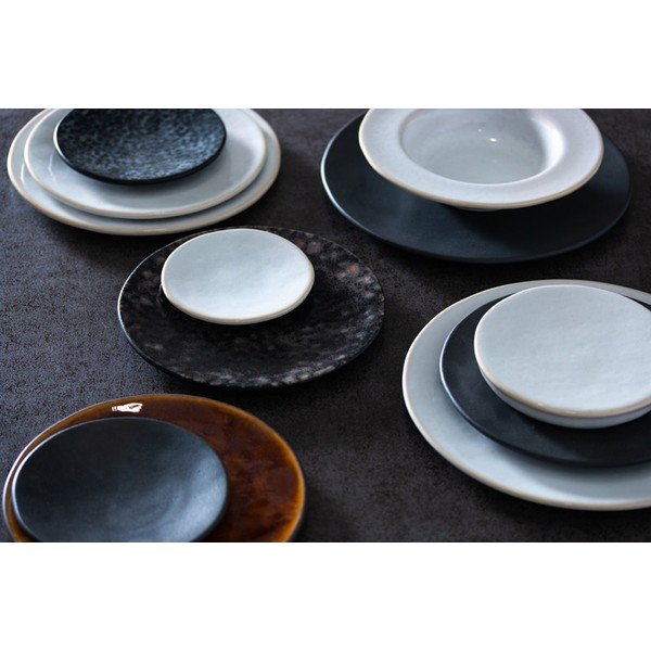 Roda Iris szürke agyagkerámia tálca, ⌀ 16 cm - Costa Nova-image-1