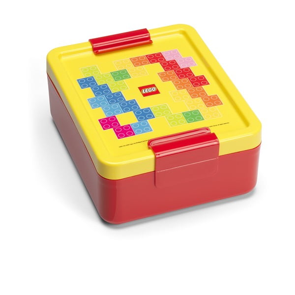 Gyerek uzsonnás doboz palackkal Brick – LEGO®-image-2