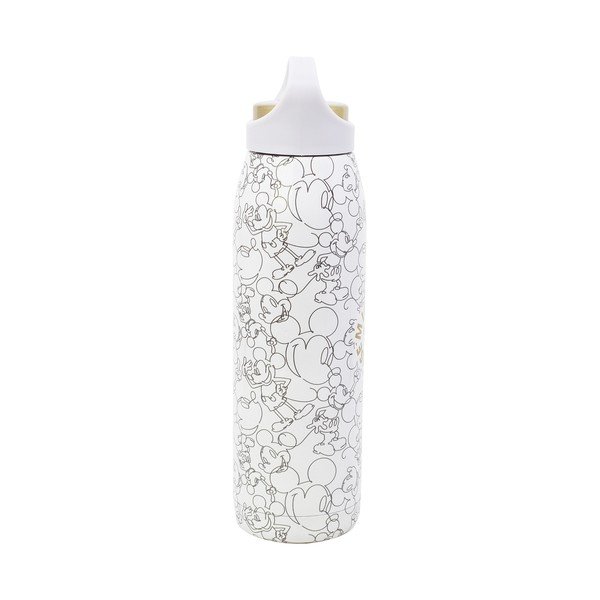 Fehér rozsdamentes acél gyerek termosz 665 ml Mickey Mouse – STOR-image-1