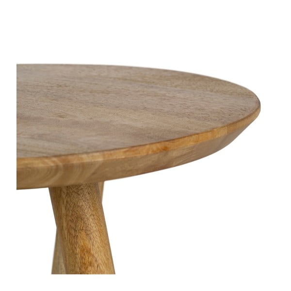 Mangófa kerek tárolóasztal ø 40 cm Mao – Ixia-image-4