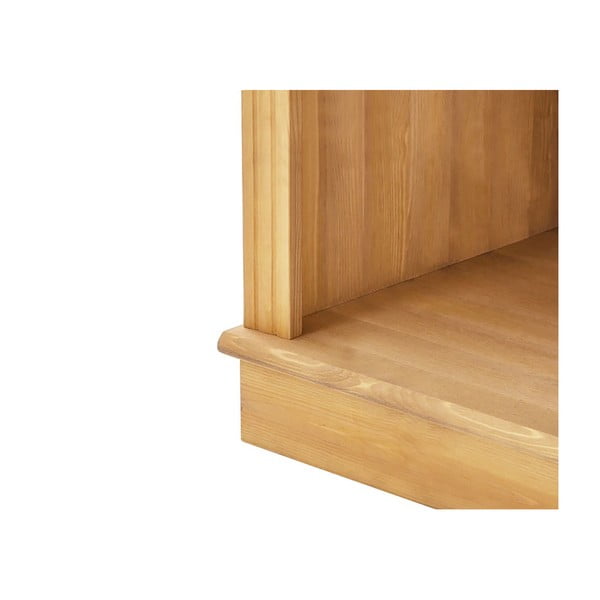 Natúr színű borovi fenyő könyvespolc 296x223 cm Anita – Støraa-image-3