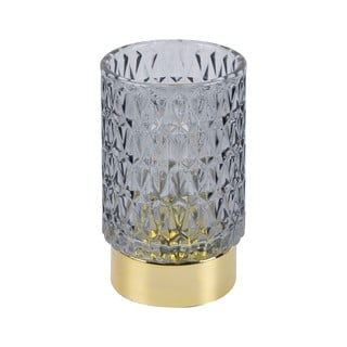 Diamond szürke LED üveg lámpadísz - PT LIVING