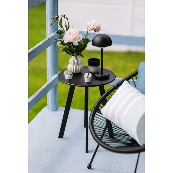 Avocado fekete kerti szék mesterséges rattanból - Bonami Selection-image-2