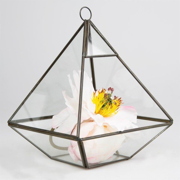 Black Pyramid akasztós virágtartó - Sass & Belle-image-1
