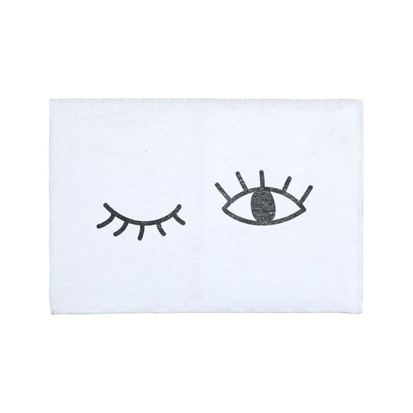 Eyes fehér pamutkeverék fürdőszobai kilépő, 40 x 60 cm - Really Nice Things