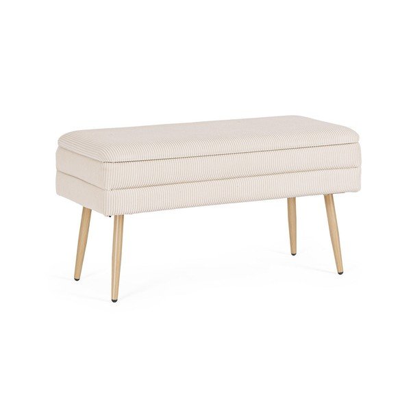 Fehér párnázott pad Olga – Bizzotto-image-2