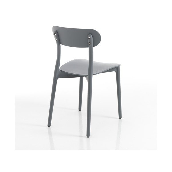 Szürke műanyag kerti szék Stoccolma - Tomasucci-image-2