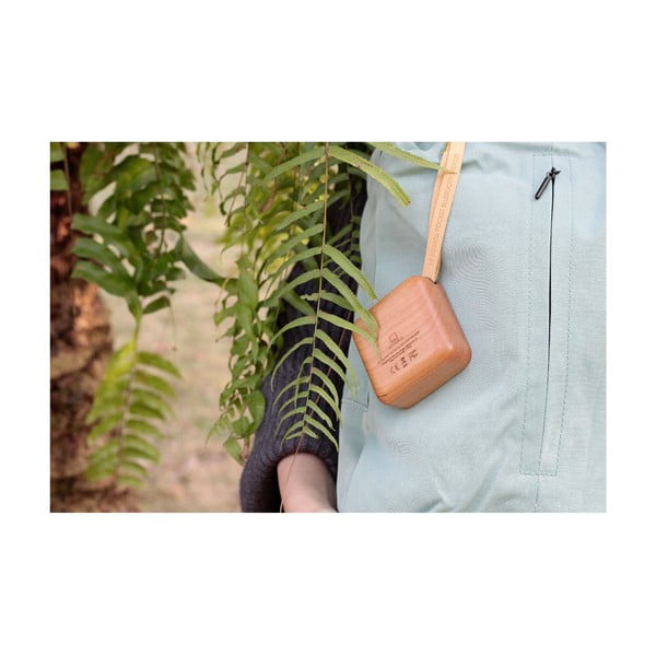 Square barna bluetooth hangszóró - Gingko-image-2