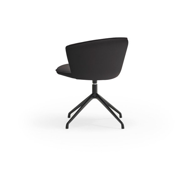 Fekete kárpitozott étkezőfotel szett 2 db-os Add – Teulat-image-2