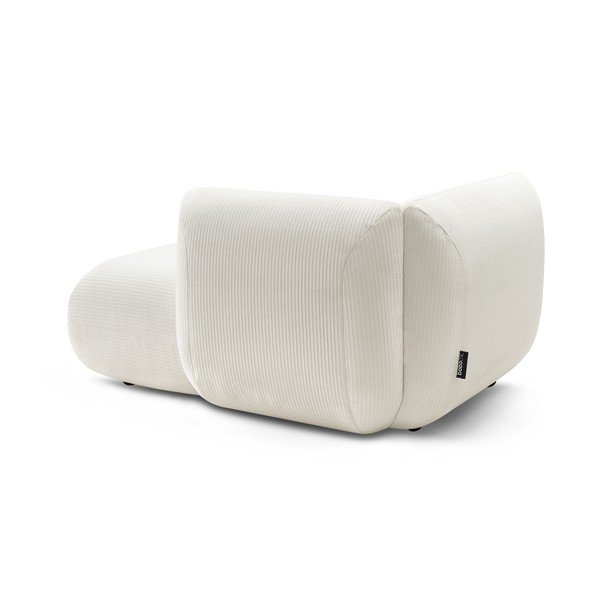 Fehér kordbársony kanapé modul (jobb oldali) Lecomte – Bobochic Paris-image-4