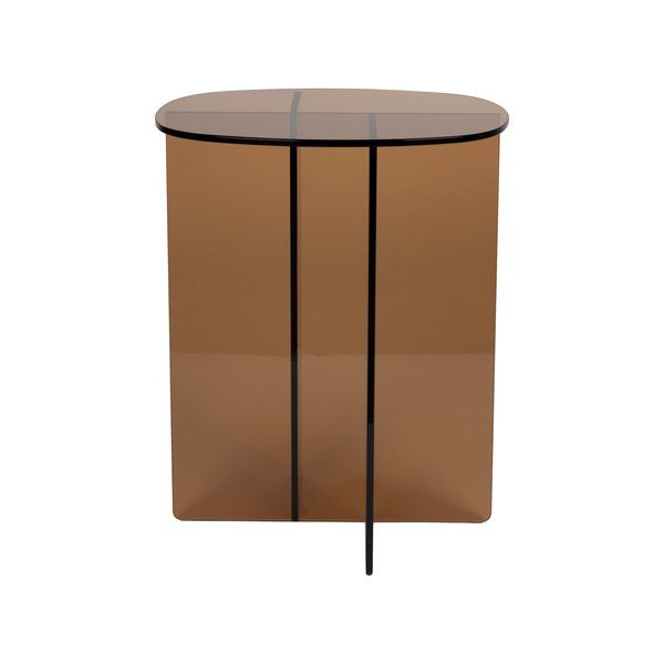 Üveg tárolóasztal 30x40 cm Linea – Zuiver
