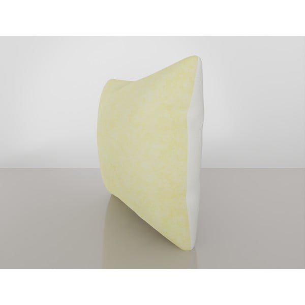 Sárga pamutkeverék párnahuzat 42x42 cm - Vitaus-image-2