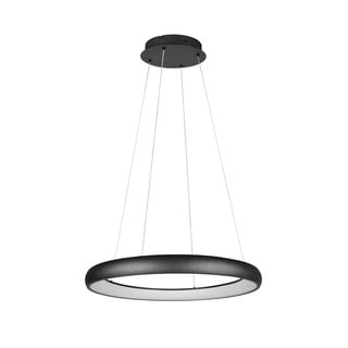 Fekete LED dimmelhető függőlámpa fém búrával ø 75 cm Cardona – Trio