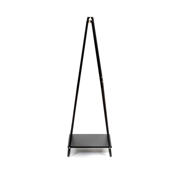 Portant Blanc fekete ruhatartó állvány polccal - Compactor-image-4