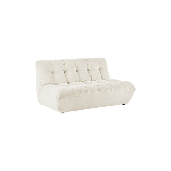 Krémszínű kordbársony kanapé 145 cm Kelso – Jotex
