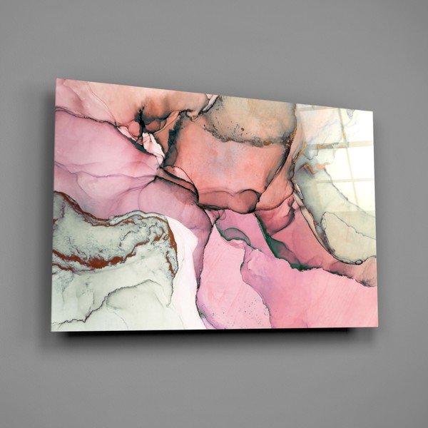 Rose Marble Pattern üvegkép, 110 x 70 cm - Insigne-image-3