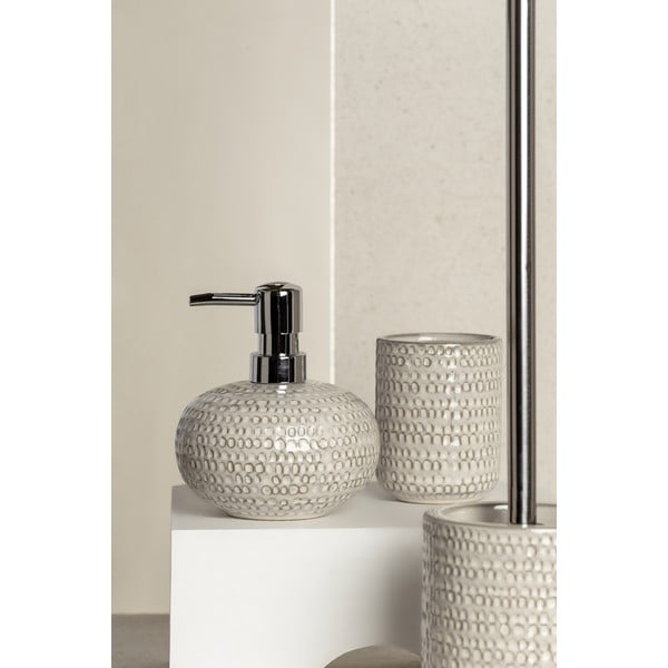 Krémszínű kerámia fogkefetartó pohár Pergole – Wenko-image-1