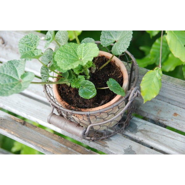 Terrakotta kézzel készített virágcserép ø 12 cm – Esschert Design-image-4