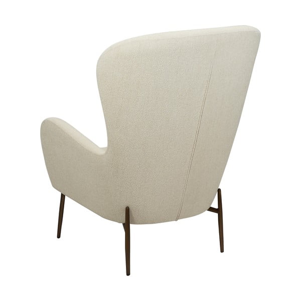 Krémszínű buklé fotel Glam – DAN-FORM Denmark-image-4