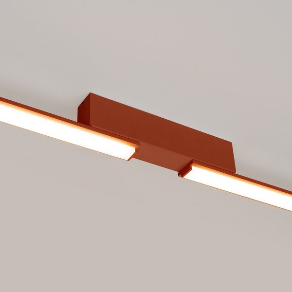 Téglavörös alumínium LED mennyezeti lámpa 4x181 cm LAGOM – Thoro-image-2