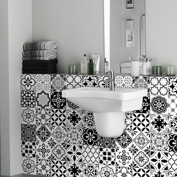 Cement Tiles Alexia 9 db falmatrica, 10 x 10 cm - Ambiance-image-2
