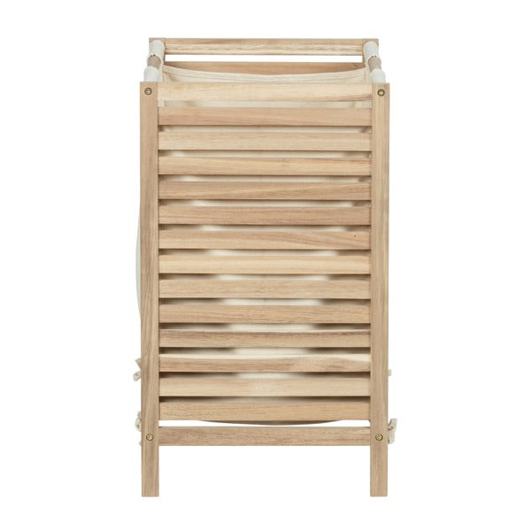 Natúr színű fa szennyeskosár 48 l Acina – Wenko-image-1