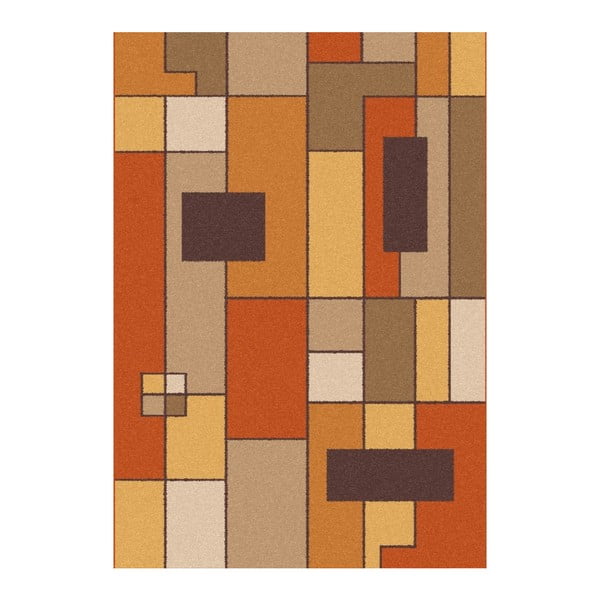 Boras Rust narancs-barna szőnyeg, 190 x 280 cm - Universal