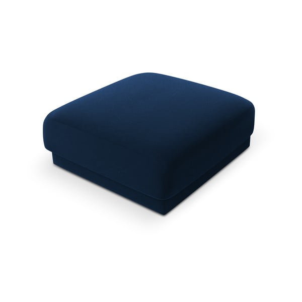 Sötétkék bársony puff Miley  – Micadoni Home-image-4