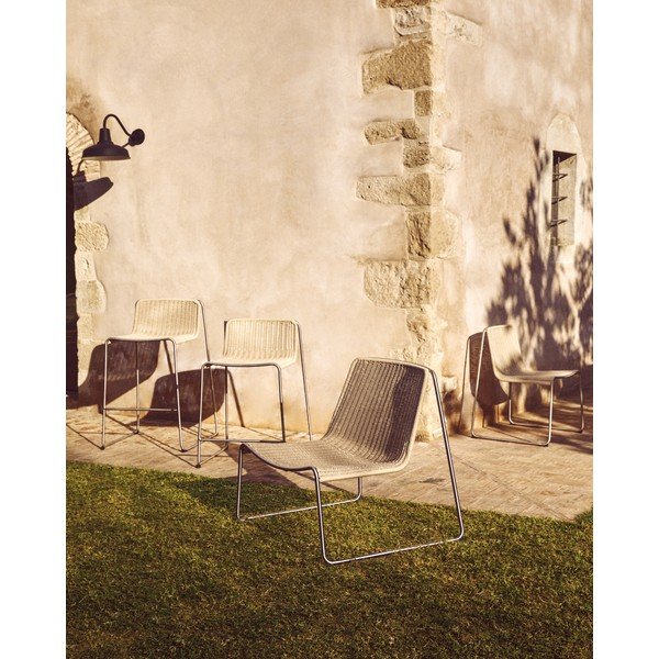 Bézs kerti fotel Tavari – Kave Home-image-3