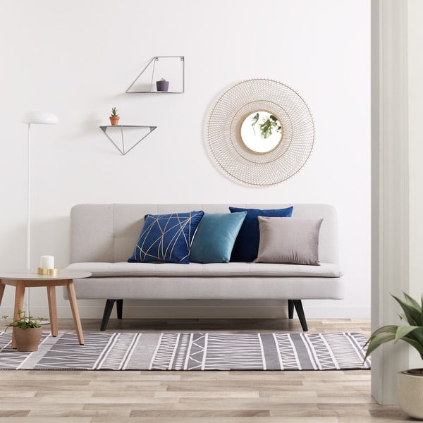 Fekete fém fali polc Upp – Kave Home-image-1