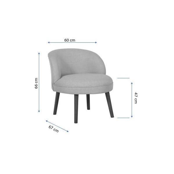 Bézs fotel Nice – Artie-image-4