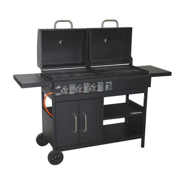 Gáz-faszenes grillsütő Couple - Cattara-image-2