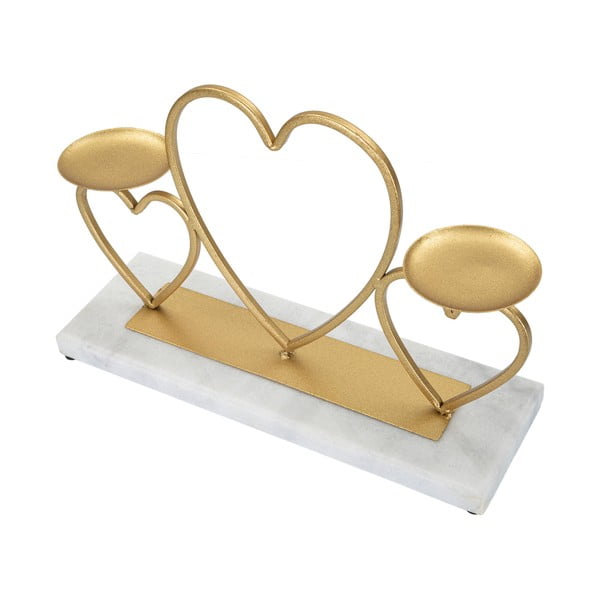 Aranyszínű-fehér gyertyatartó - Mauro Ferretti-image-2