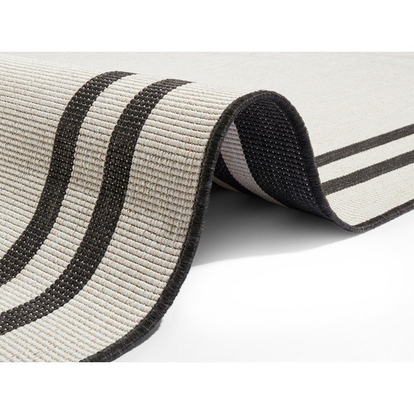 Manito fekete-krémszínű kültéri szőnyeg, 200 x 290 cm - NORTHRUGS-image-1