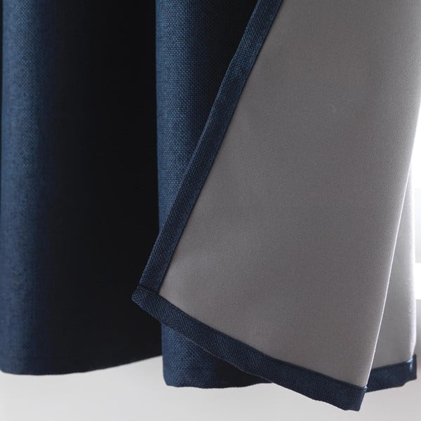 Sötétkék sötétítő függöny 140x180 cm Crepuscule – douceur d'intérieur-image-3
