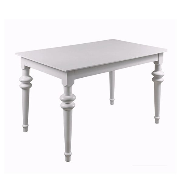Torino fehér bővíthető étkezőasztal, 150 x 83 cm - Durbas Style