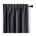 Sötétszürke dimout (részleges sötétítő) függöny 140x270 cm Kierra – Restilo