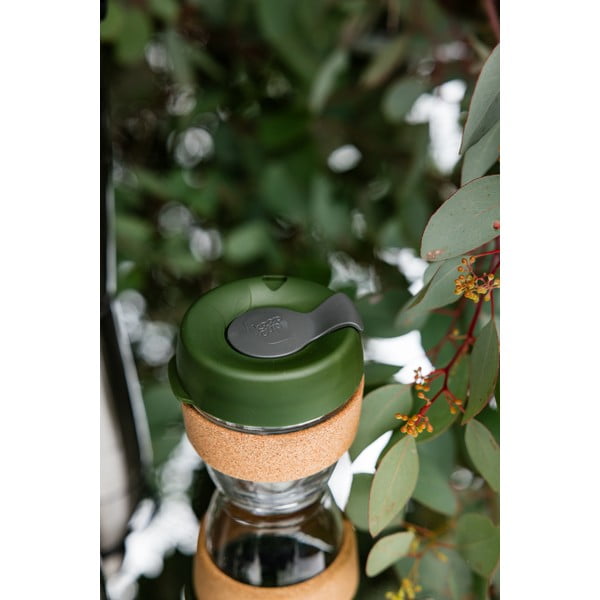 Zöld utazóbögre 454 ml Brew Cork Pine L – KeepCup-image-1