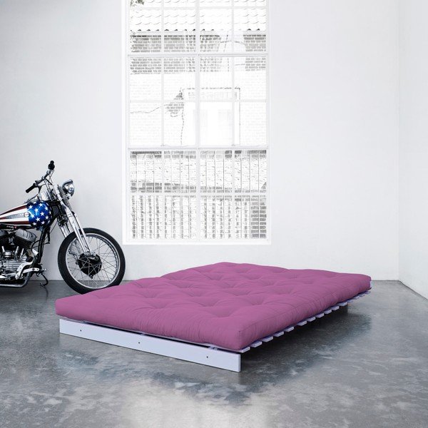 Roots White/Taffy Pink kinyitható kanapéágy - Karup-image-2