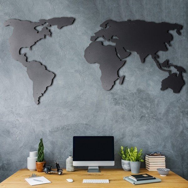 Fali térkép 120x60 cm Silhouette – Bystag-image-4