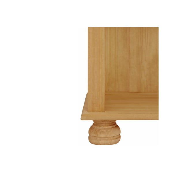 Natúr színű borovi fenyő könyvespolc 77x116 cm Ella – Støraa-image-4