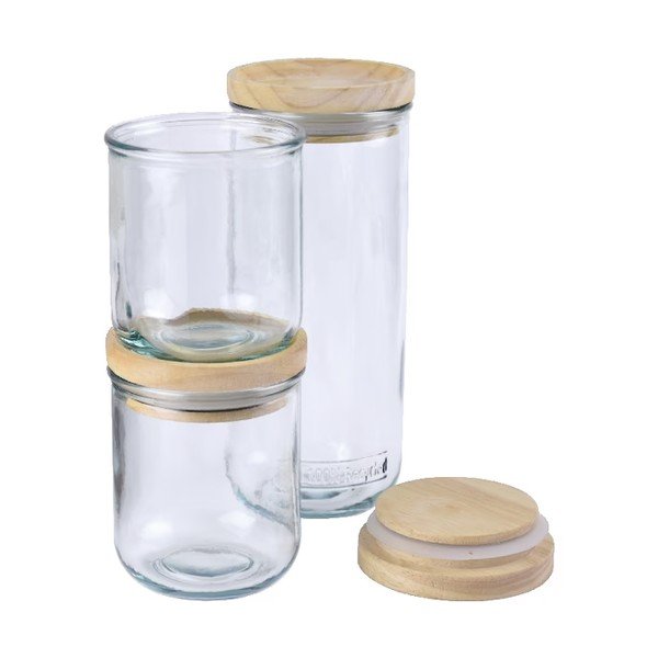 Üvegedény készlet 3 db-os Hermetic – Ego Dekor