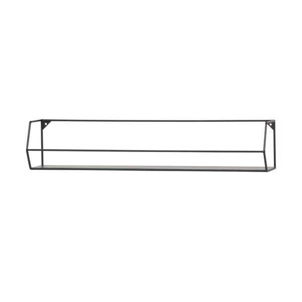 Fekete fém fali polc Zeta – WOOOD-image-1