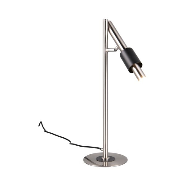 Fekete-ezüstszínű LED asztali lámpa (magasság 50 cm) Ikaris – Trio Select-image-2