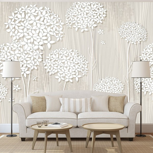 Creamy Daintiness nagyméretű tapéta, 400 x 280 cm - Artgeist-image-1