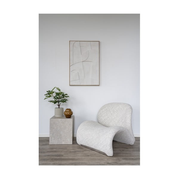 Tárolóasztal márvány dekorral 40x40 cm Prague – House Nordic-image-3